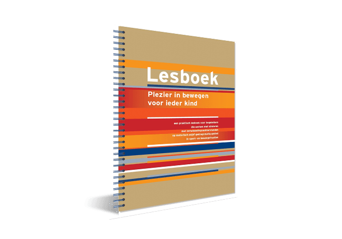 cover van het lesboek plezier in bewegen