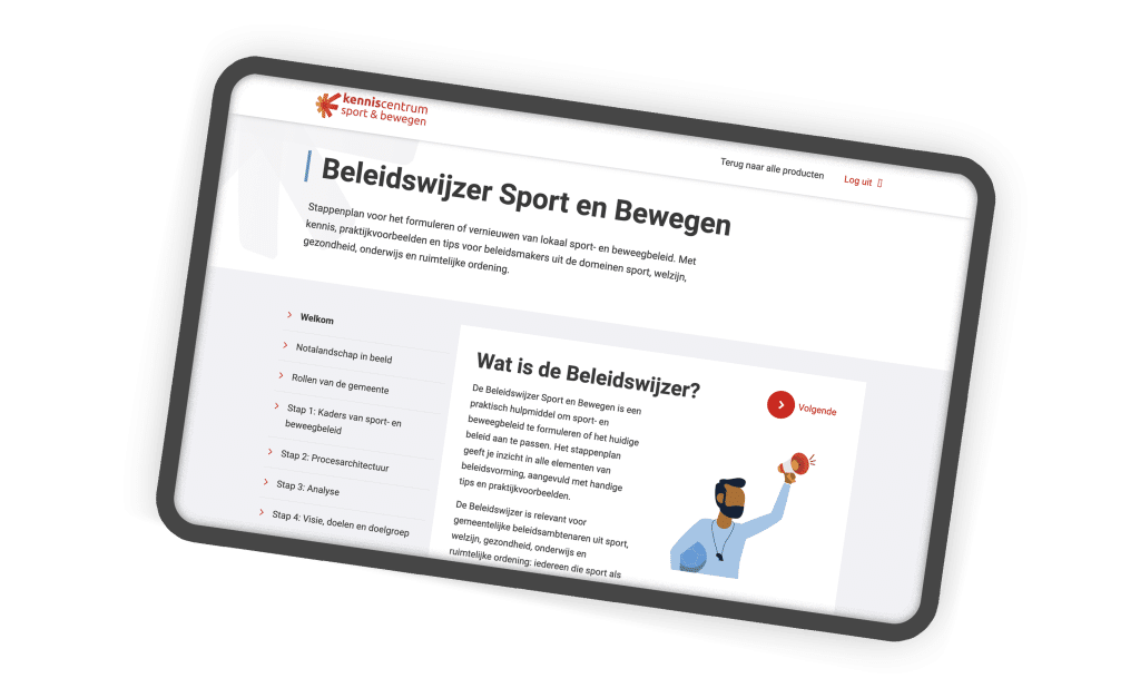 beleidswijzer mockup productpagina
