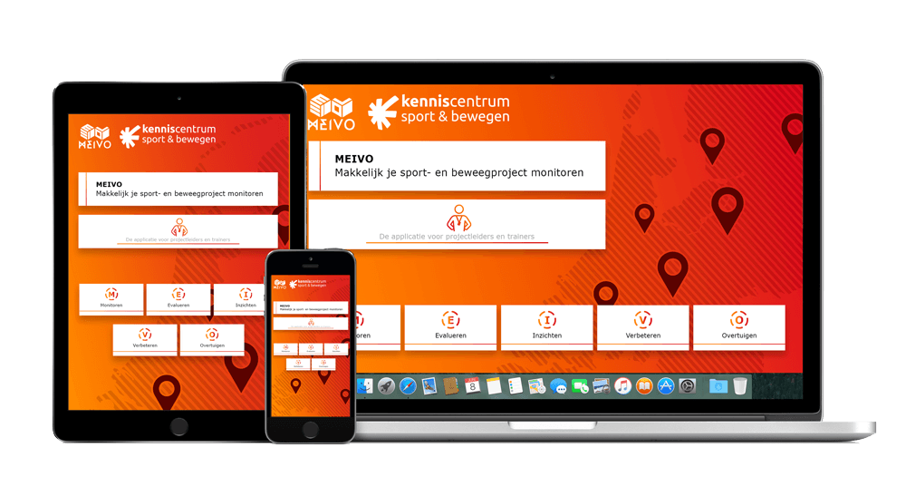 MEIVO op verschillende apparaten