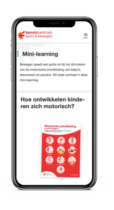 mini learning motorische ontwikkeling