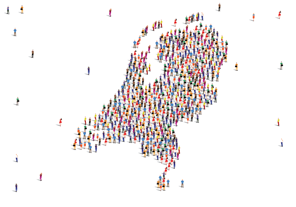 kaart van Nederland