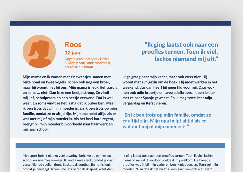 portret armoede Roos