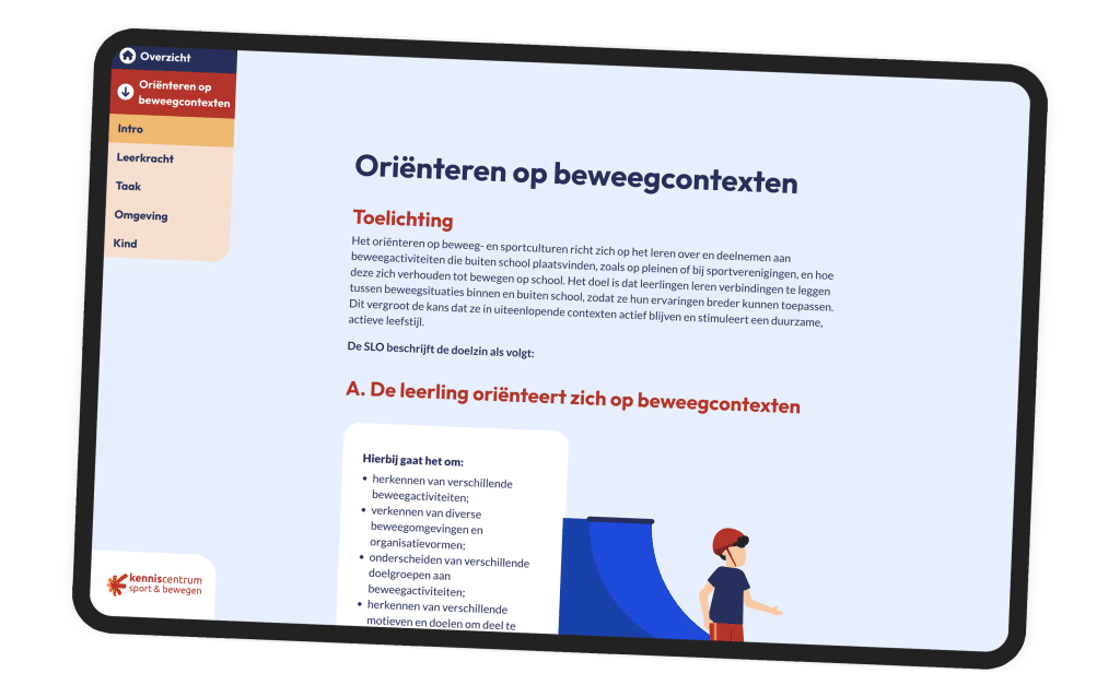 voor wie is de Tool Effectief Bewegingsonderwijs